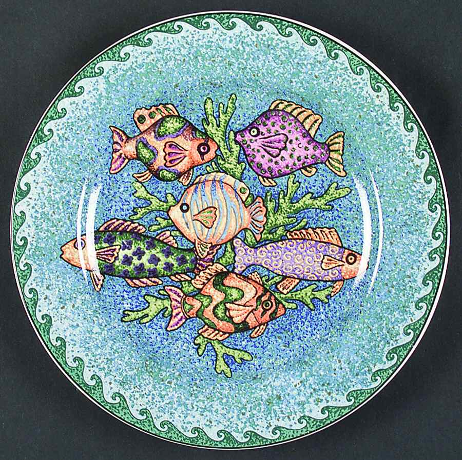 Fish Fantasia Salad Plate by Sakura-1