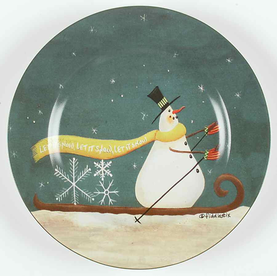 Winter Journey Salad Plate by Sakura-1
