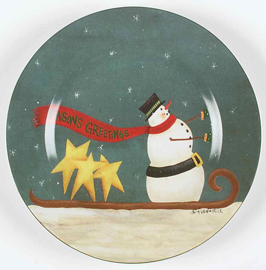 Winter Journey Salad Plate by Sakura-1