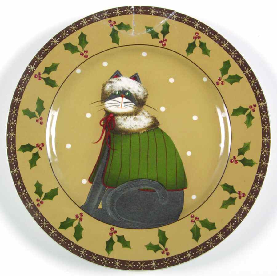 Cozy Cats Salad/Dessert Plate by Sakura-1