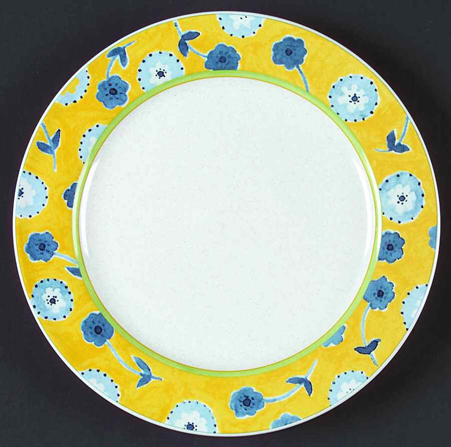 Cote d'Azur Yellow Salad Plate by Studio Nova-1
