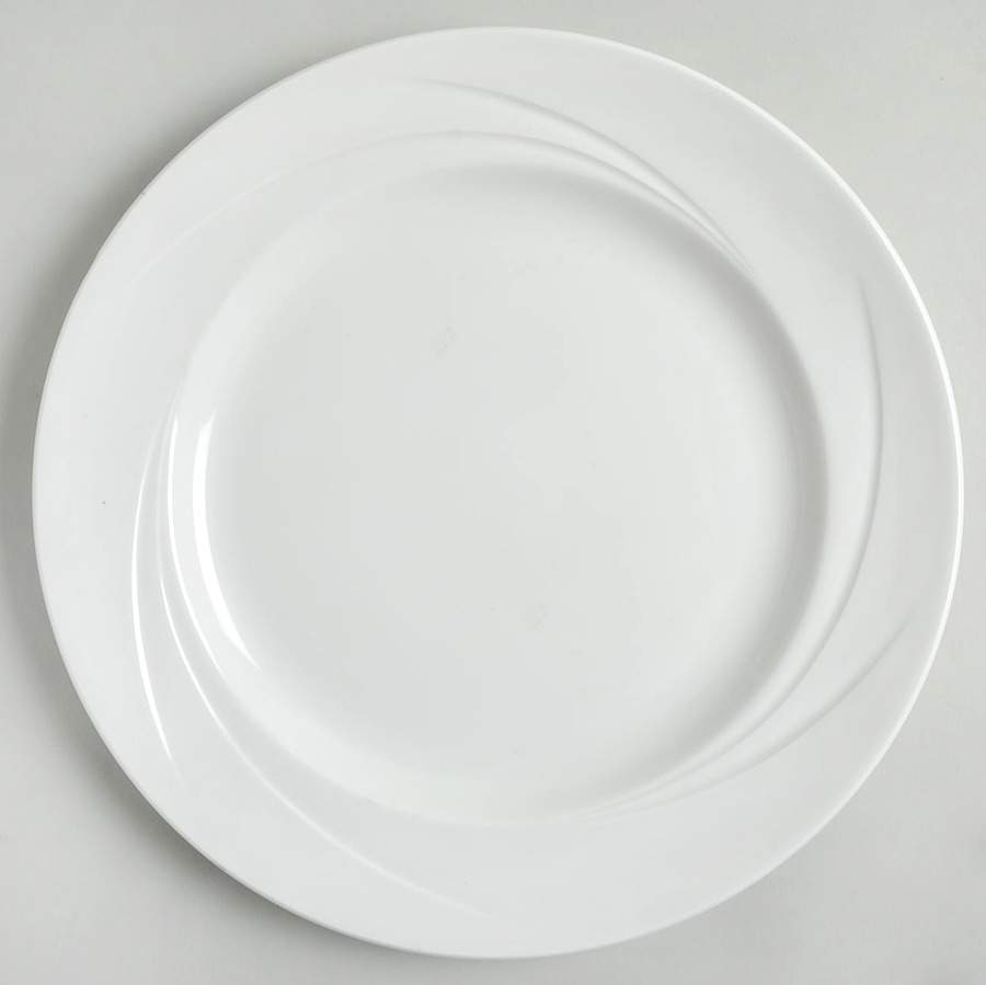 White Monte Carlo 11" Chop Plate (Round Platter) by Steelite-1