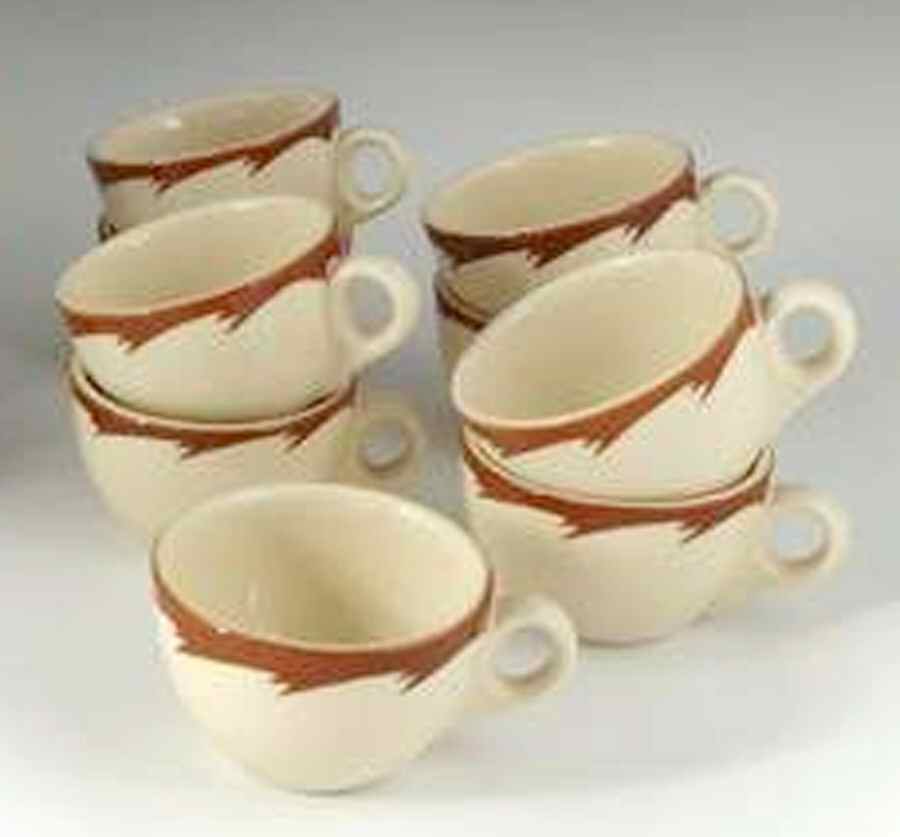 STR97 Flat Cup by Sterling China (USA)-1
