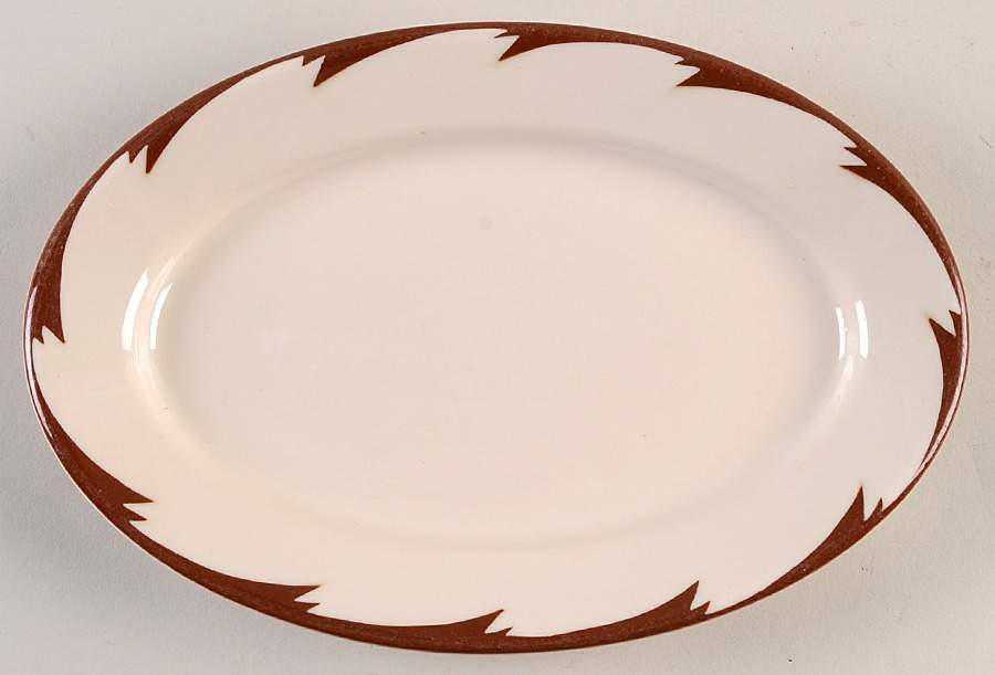 STR97 9" Oval Serving Platter by Sterling China (USA)-1