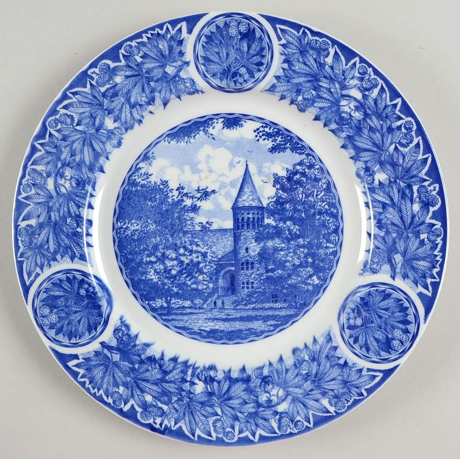 Ohio State University Plates Blue Dinner Plate by Shenango-1