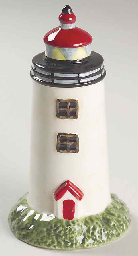Nantucket Shoreline (Decal) Figural Salt Shaker by Sakura-1
