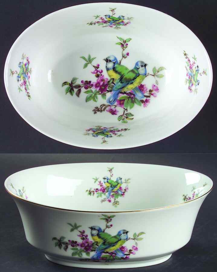 SAD33 8" Oval Vegetable Bowl by Sadek-1