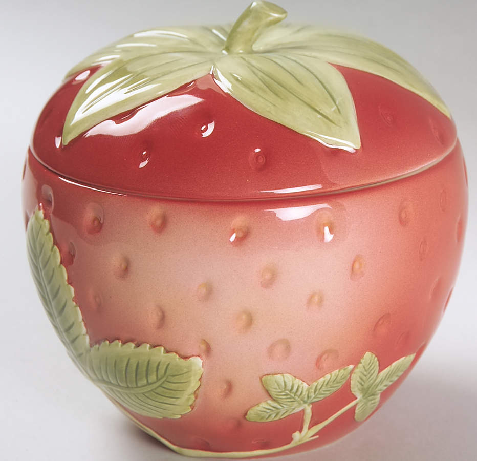 Fruit Haven Figural Sugar Bowl & Lid by Spode-1