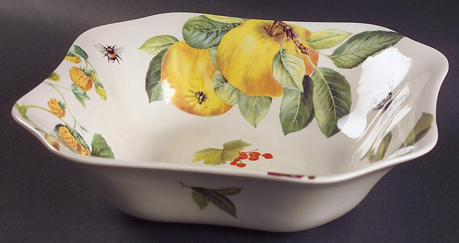 Fruit Haven 9" Square Vegetable Bowl by Spode-1