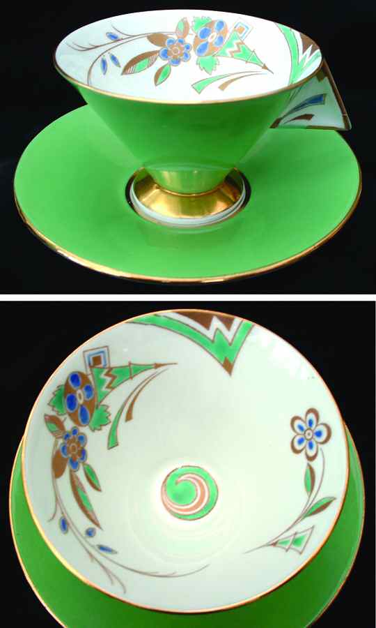 11771 Footed Cup & Saucer Set by Shelley-1