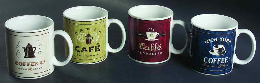 Coffee Break Mug - Set of 4 by Sakura-1