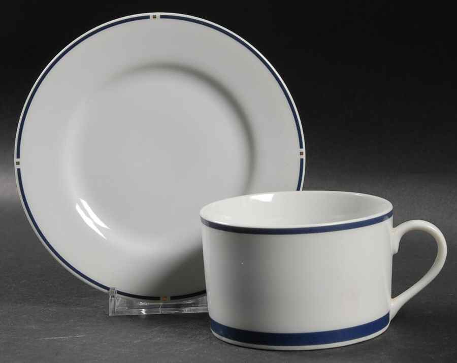 American Airlines Flat Cup & Saucer Set by Swid Powell-1