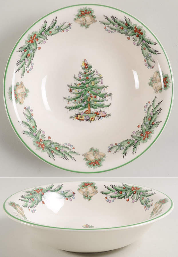 Christmas Tree Garland Ascot Coupe Cereal Bowl by Spode-1