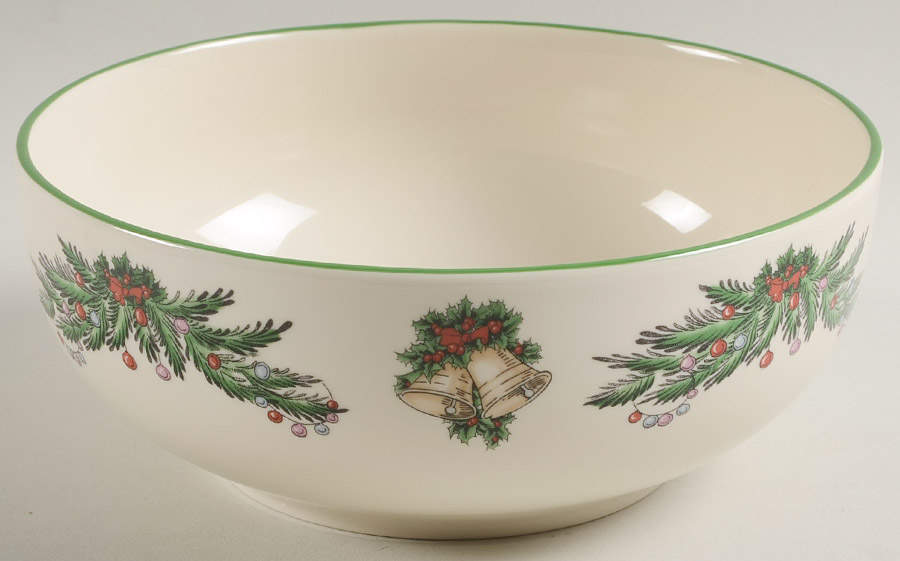 Christmas Tree Garland 8" Round Bowl by Spode-1