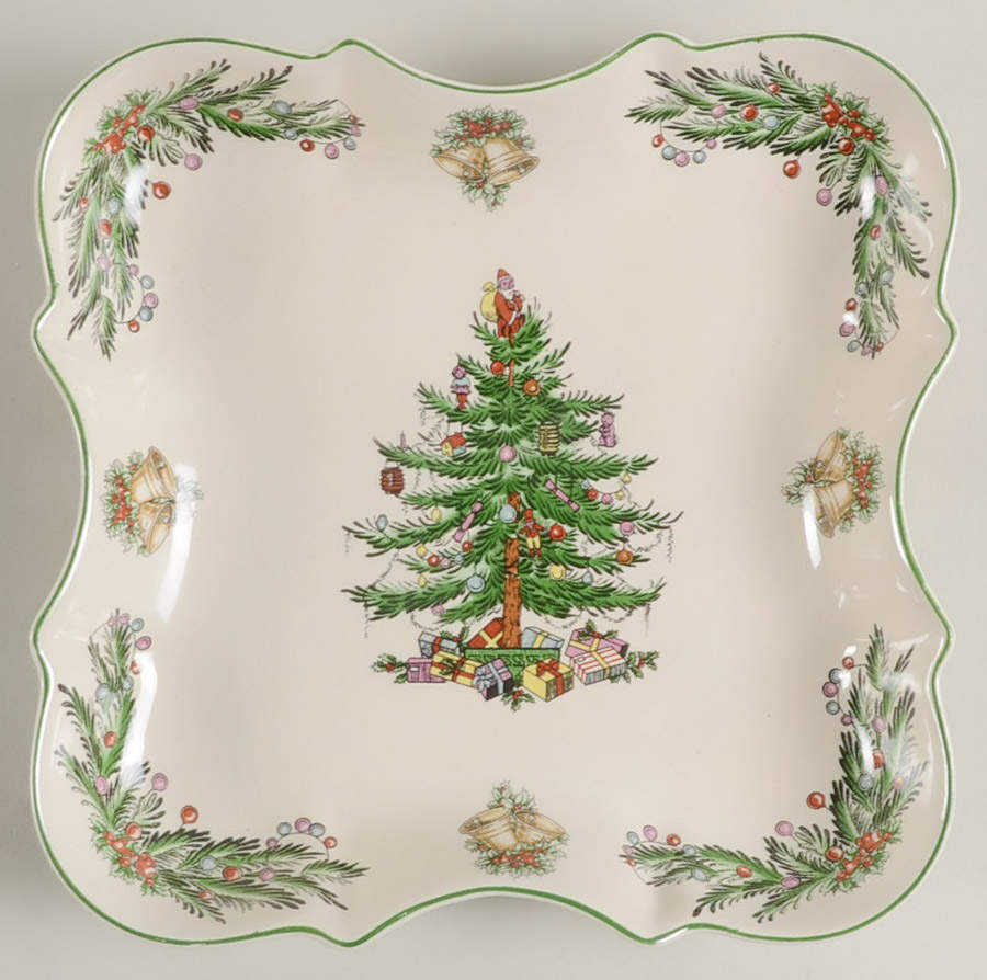 Christmas Tree Garland Devonia Dish by Spode-1