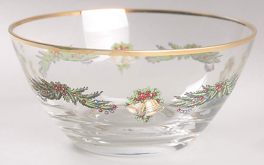 Christmas Tree Garland Glassware Individual Salad Bowl by Spode-1