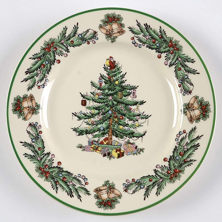 Christmas Tree Garland Salad Plate by Spode-1