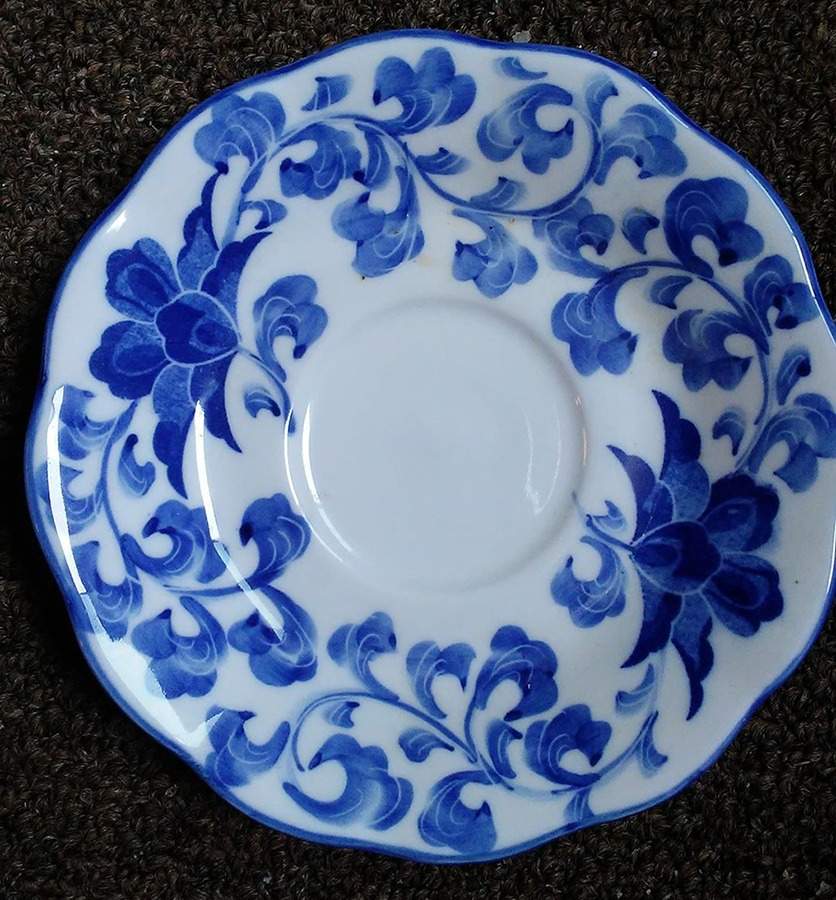 Blue Mum Saucer by Sadek-1