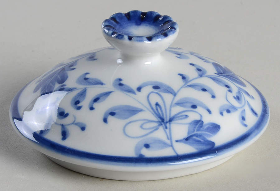 Blue Mum Lid for Sugar Bowl by Sadek-1