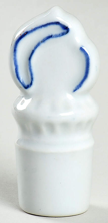 Blue Mum Stopper for Handled Oil Cruet by Sadek-1