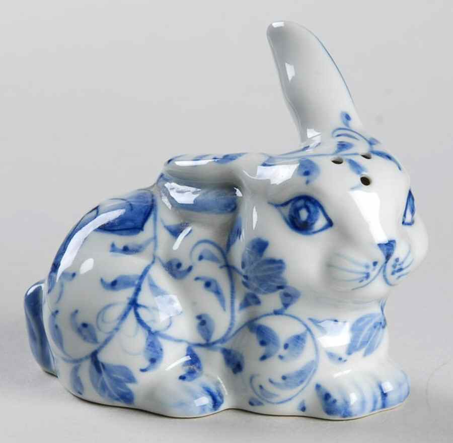 Blue Mum Figural Salt Shaker by Sadek-1