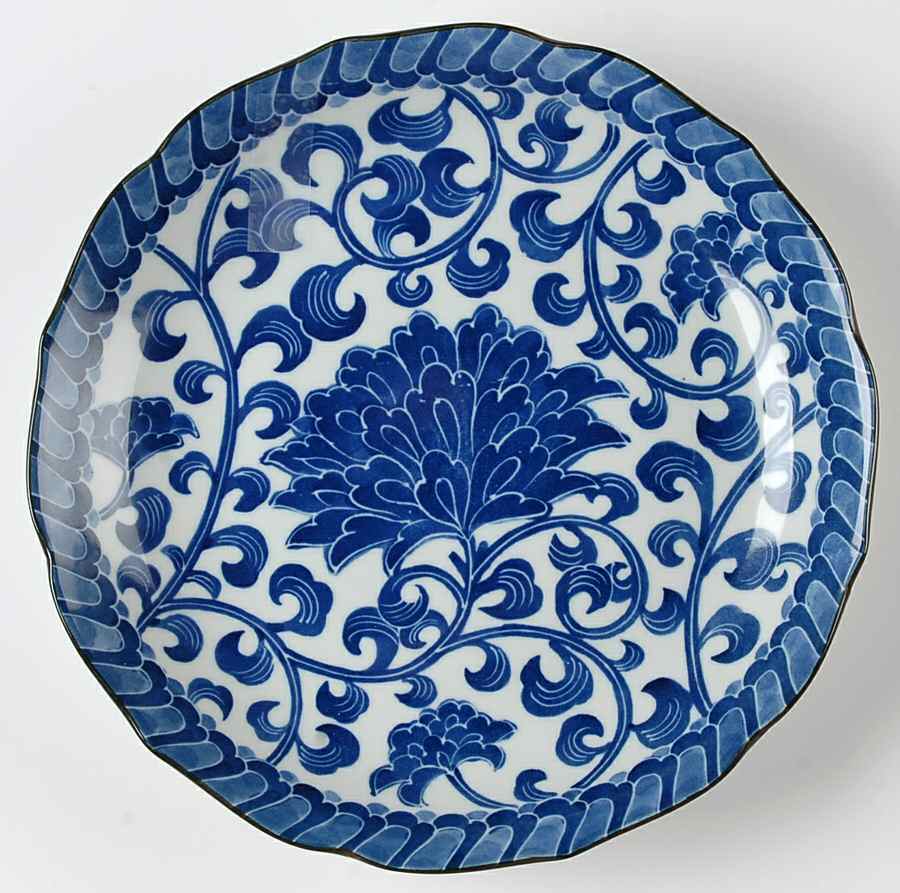 Blue Mum Dinner Plate by Sadek-1
