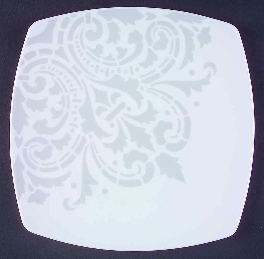 Rococo Square Dinner Plate by Studio Nova-1