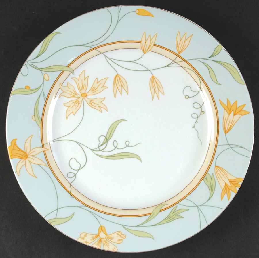 Autumn Florals Salad Plate by Studio Nova-1