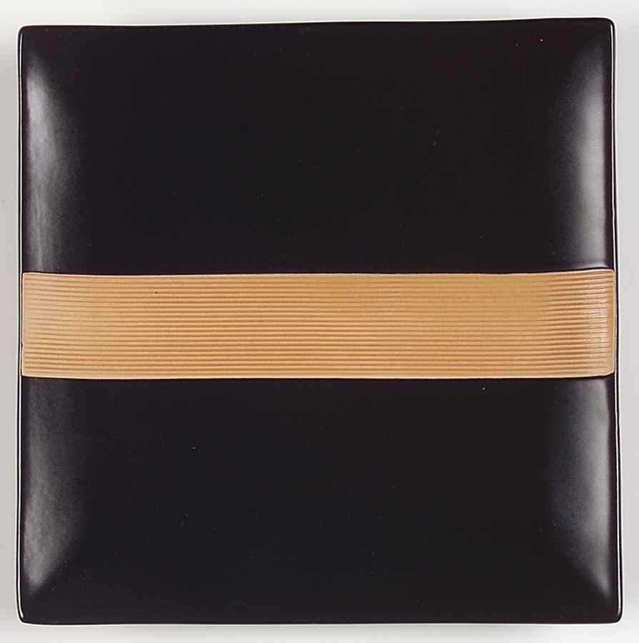 Bamboo Black Square Salad Plate by Studio Nova-1