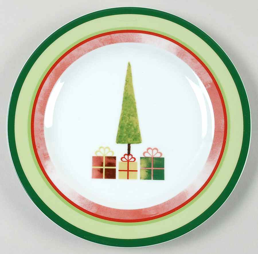 Joyeux Noel Salad Plate by Studio Nova-1