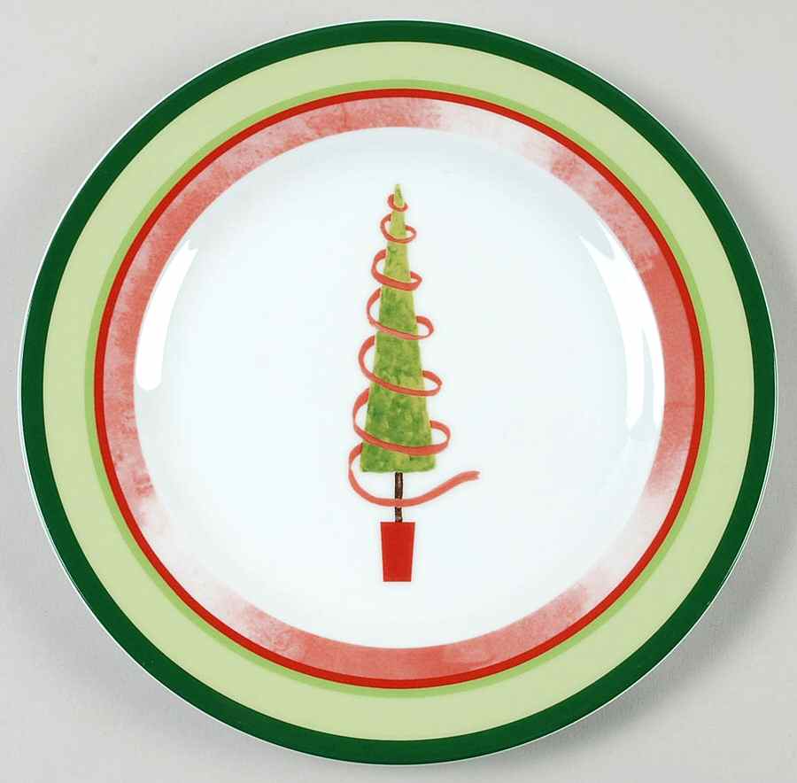 Joyeux Noel Salad Plate by Studio Nova-1