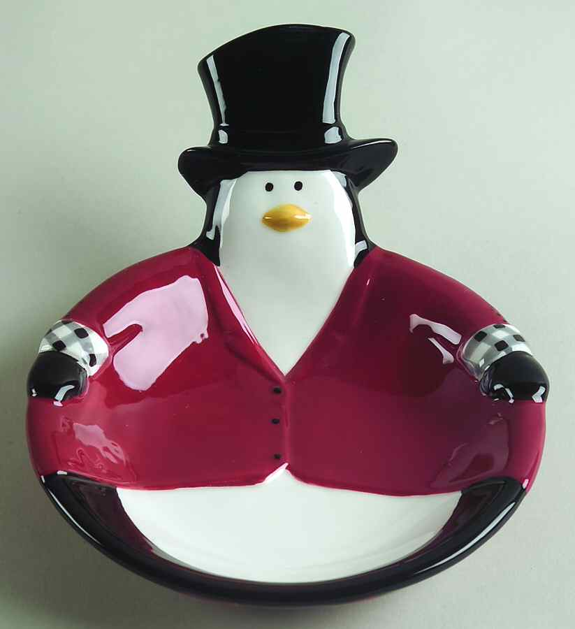 Santa's Little Helpers Penguin Candy Dish by Studio Nova-1