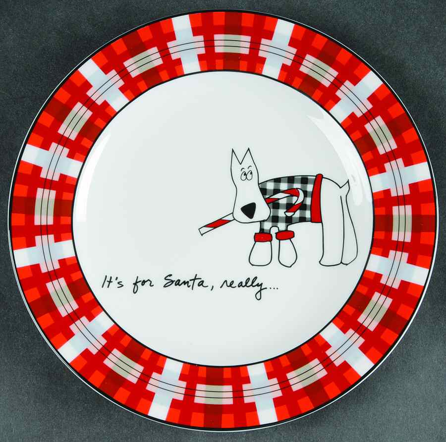Santa's Little Helpers Accent Salad Plate by Studio Nova-1