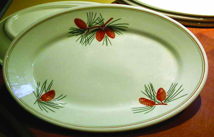 STR99 12" Oval Serving Platter by Sterling China (USA)-1