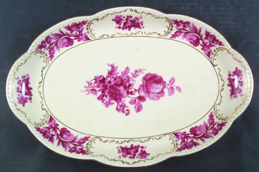 SCH481 14" Oval Serving Platter by Schumann - Bavaria-1