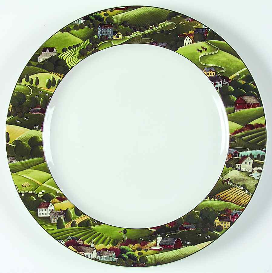 Pleasant Valley Dinner Plate by Sakura-1