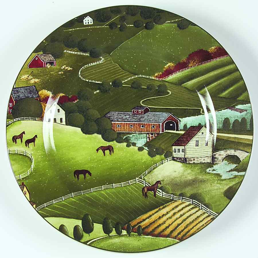 Pleasant Valley Salad Plate by Sakura-1