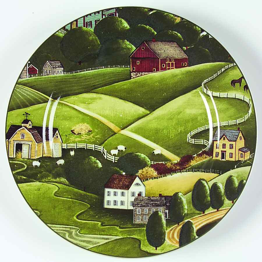 Pleasant Valley Salad Plate by Sakura-1