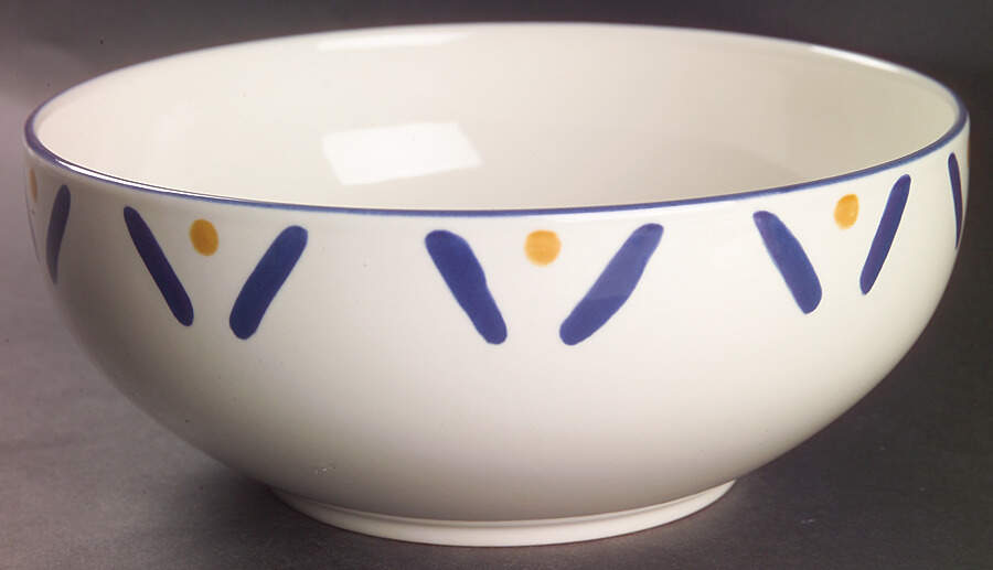 Ocean Collage 8" Round Vegetable Bowl by Studio Nova-1