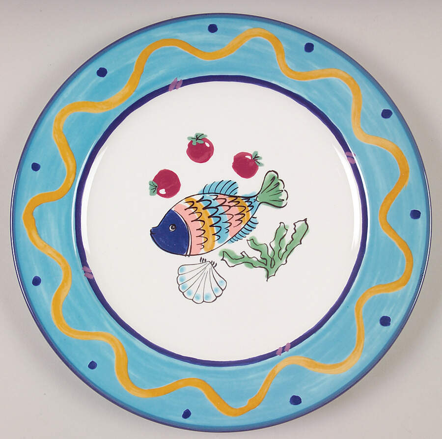 Ocean Collage Dinner Plate by Studio Nova-1