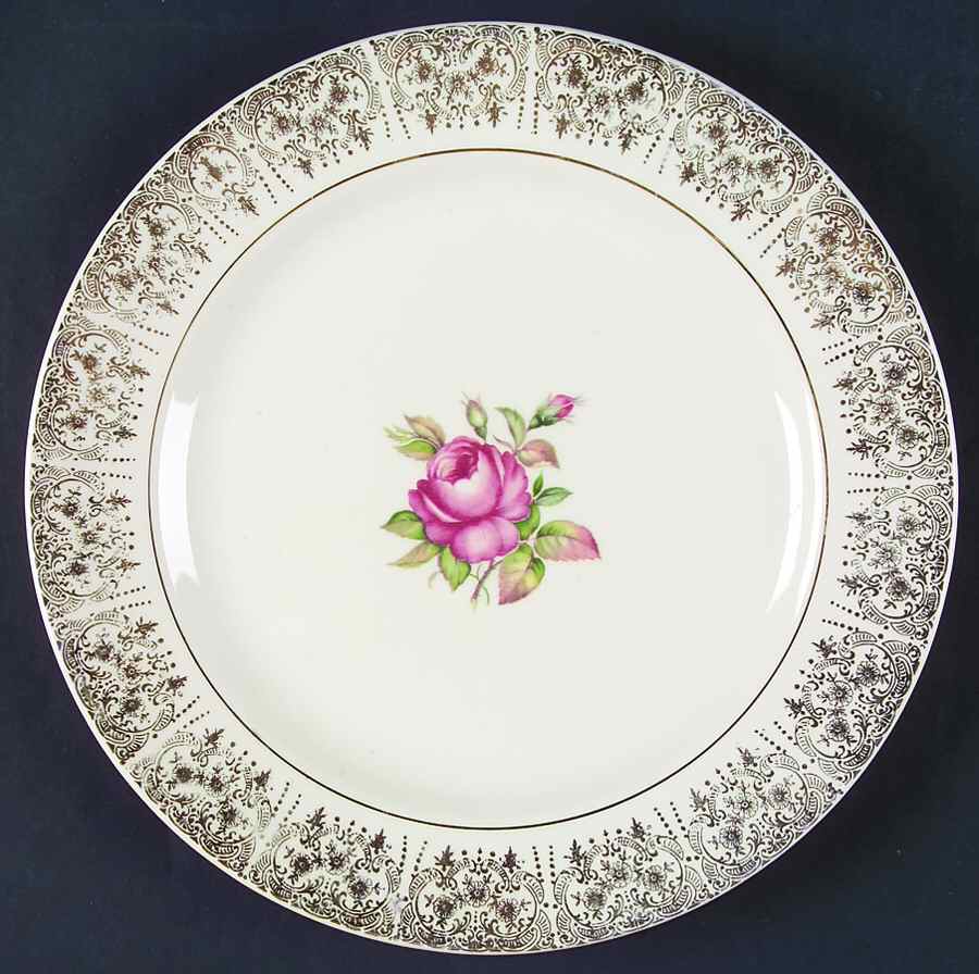 Duchess Rose Dinner Plate by Salem-1