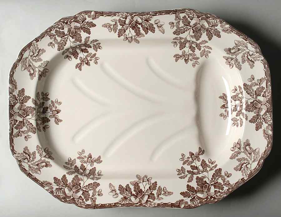 Manor 21" Oval Serving Platter by Spode-1