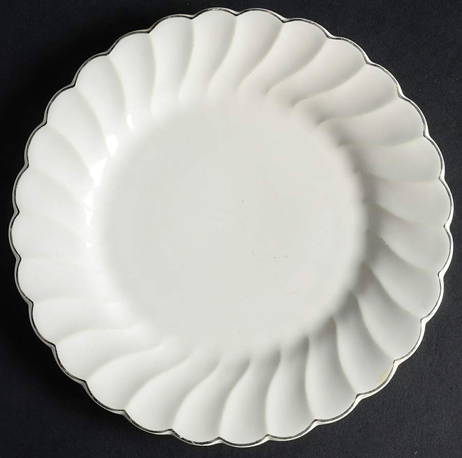 Platinum Tiara Salad Plate by Salem-1