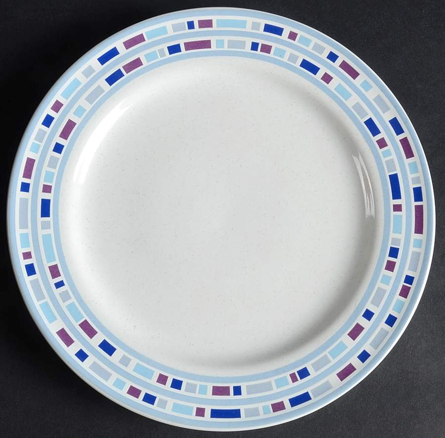 Mosaic Sapphire Salad Plate by Studio Nova-1