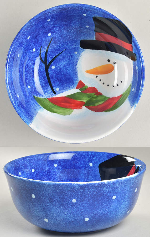 Snowy Day Coupe Cereal Bowl by Sakura-1