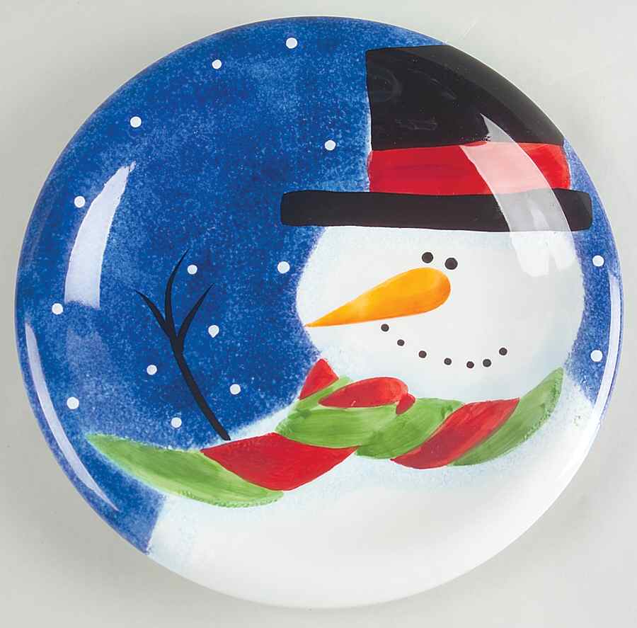 Snowy Day Dinner Plate by Sakura-1