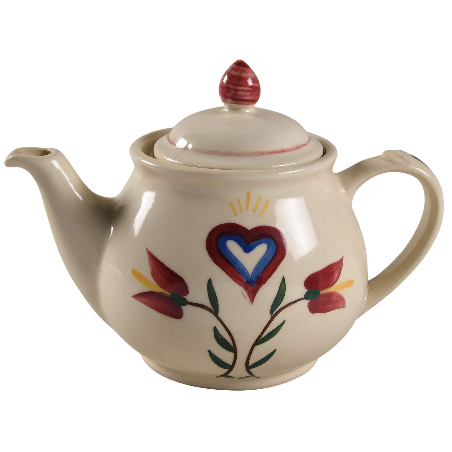 Pennsylvania Dutch Teapot & Lid by Shawnee-1