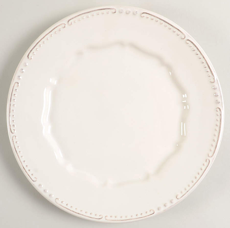 Isabella Ivory Salad Plate by Skyros-1