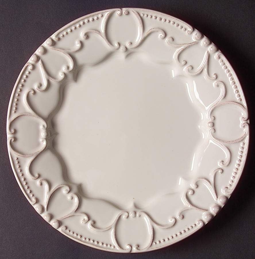 Isabella Ivory Salad Plate by Skyros-1