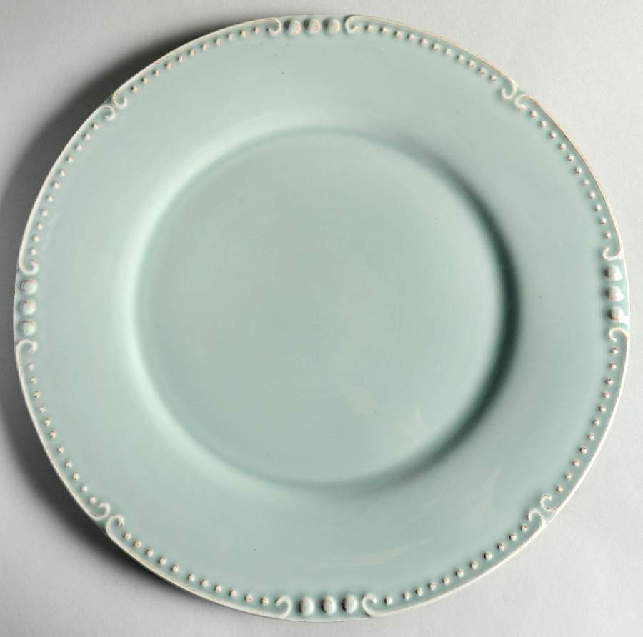 Isabella Ice Blue Service Plate (Charger) by Skyros-1